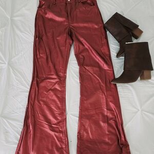 Women's Burgundy Pants